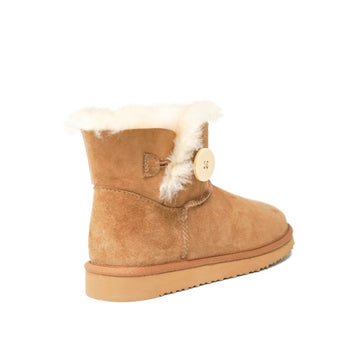 Women's Mid-upper sheepskin boots 100% natural Australian merino sheepskin